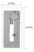 Tag Adhesivo Rectangular Nfc Mifare X 5 Unidades Electrocom 
