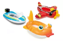 Flotador Inflable De Avion, Barco Y Pez Intex 59308np