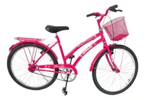 Bicicleta Infantil Calil Cindy Aro 24 Bike Feminina - Pink