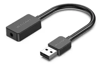 Tarjeta Sonido Vention Usb A 3.5mm Audio Micrófono Audífonos