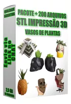 Pack Stl Modelos Vasos Para Impressao 3d