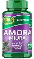Suplemento Em Cápsulas Vegetais Unilife  Amora Miúra Com Vitaminas Vitamina C Amora Miúra Com Vitaminas Em Pote De 60g 120 Un