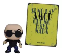 Muñeco Indio Solari Funk Style 3d + Chapa Decorativa 15x20