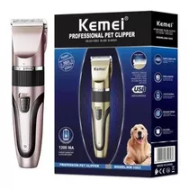 Máquina Tosa Kemei Km 1053 Pet Animais Cães Gatos Bivolt