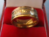 Anillo Acero Quirurgico Guarda Griega, Combinado