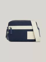 Bolso Azul Bandolera Con Escudo De Hombre Tommy Hilfiger