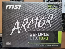 Placa De Video Msi Armor Geforce Gtx 1070 