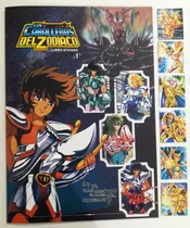 Libro De  Sticker  De Los Caballeros Del Zodiaco  