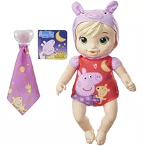 Boneca Baby Alive Boa Noite Peppa Pig Loira F2387 Hasbro