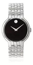 Movado Men's 606337 Classic Silver/black Reloj De Acero Inox