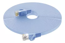 Cable Red Ethernet Categoria 6 Cat6 Rj45 Utp Plano 10 Metros