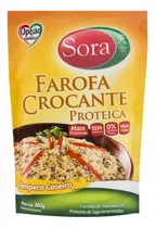 Farofa De Mandioca Crocante Tempero Caseiro Sora Pacote 300g