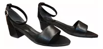 Sam123 Sandalias Unicas Mujer Talles Grandes R700 Negra