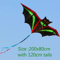 Pipa Papagaio Morcego Vampiro + 100m Linha - Pronta Entrega