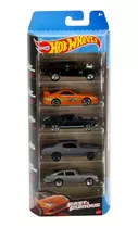 Pack 5 Carritos Rapidos Y Furiosos 2023 Hotwheels 1:64