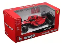 Burago Ferrari Sf23#16 Y #55 Fórmula Coche De Aleación 1:43 Color Sf-23#16 Charles Leclerc