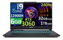 Msi Pulse Gl66 240hz Ci9-12900h 32gb 1tb Ssd Rtx3060 6gb W11