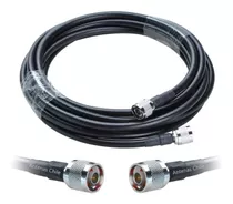 Coaxial Rg8 10 Mts Conector N Macho, Baja Perdida 50 Ohm