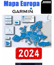 Mapa Europa Garmin Gps - 2024 Versión