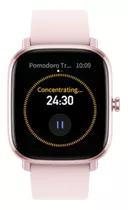 Smartwatch Amazfit Fashion Gts 2 Mini 1.55  Caja 1.55  De  Aleación De Aluminio  Pink, Malla  Flamingo Pink De  Silicona A2018