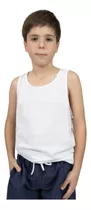 Musculosas Niños T. Basic Algodon Puro 100% P Talles 2-4-6-8