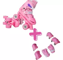 Patines Rollers Niña Más Protectores + Envío Gratis