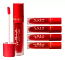 Tintas De Labios Kissing A Prueba De Agua Aria Cosmetics 