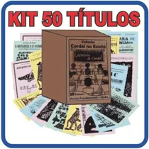 Kit Livretos De Cordel(ensino Fundamental E Médio)50 Títulos