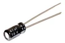 Condensador - Filtro - Capacitor 16v 47uf Electrolitico