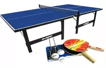 Mesa Tenis Mesa / Ping Pong 1001 Klopf Mdp 15mm + Kit 5030