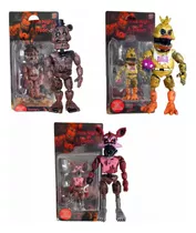  Muñecos Fnaf Five Nights At Freddys Foxy Bonnie Articulados