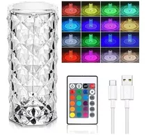 Lampara Led  Recargable Táctil Rbg De 16 Colores 