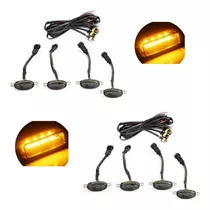 X8 Luz Led Tipo Raptor Universal Parrilla Color Ámbar