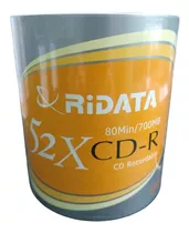 Cd Seriado Igj Afip Ridata Ink Printable 52x Bulk 100 