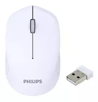 Mouse Philips M344 Wh Wls 3 Botones 1600 Dpi 