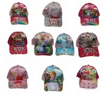 Gorras Para Y Niños Niñas Spiderman Cards Mickey Moana Sofía