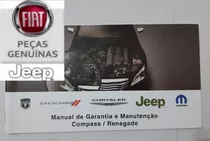 Manual De Garantia E Manutenção Jeep Original,  Novo