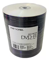 Dvd -r Memorex 4.7 Gb/ 120min./ 8x (x100)