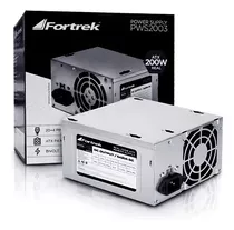 Fonte De Alimentação Para Pc Fortrek Pws-2003 200w 115v/230v