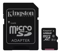 Memoria Kingston Sdcs2/128gb Micro Sd Con Adaptador Sd