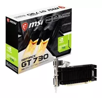 Placa De Video Msi Geforce Gt730 2gb Hdmi Vga Dvi