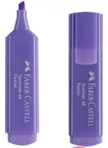 Marca Texto Highlighter 46 Roxo Pastel-faber-castell Cx.c/10
