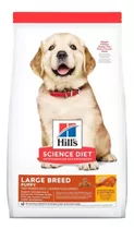 Alimento Hill's Science Diet Puppy Large Breed Para Perro Cachorro De Raza Grande Sabor Pollo Y Avena En Bolsa De 15.5lb