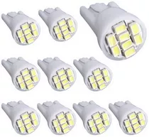 100 Leds Pinguinho T10 8 Branco Smd Pingo Luz W5w 1026 Autom