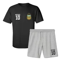 Conjunto Remera + Short - Argentina Afa - Futbol - Logos