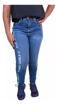 Calça Jeans Skinny Letreiro Planet Girls