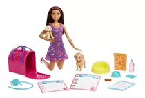 Barbie Set De Juego Adopta Un Perrito Latina