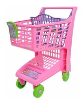 Carrinho Supermercado Infantil Market Rosa Meg Magic Toys