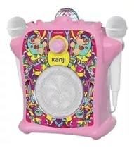 Parlante Kanji Karaoke Niños 2 Micrófonos Usb Bluetooth Lh