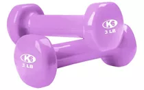 Mancuernas De Vinil Pesas Gym K6 3libras